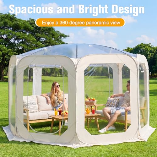 Carpa burbuja portátil para 6 personas con cubierta impermeable miniatura 2