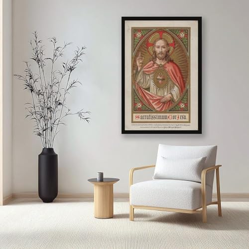 Impression sur toile Sacré-Cœur de Jésus tableau de protection - 7