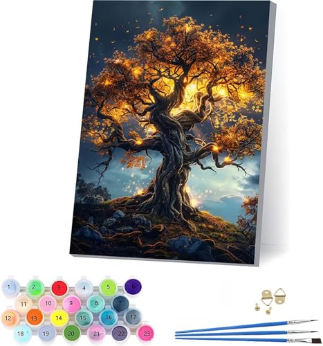 G ̖ lp DIY yCgoCio[ i h G fW^GZbg uVƃANGt hG l̃NtgANeBreB Paint by Numbers z[ ItBX av[g 40x50cm