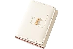 Cute Bear Print Tri-fold Wallet for Girls