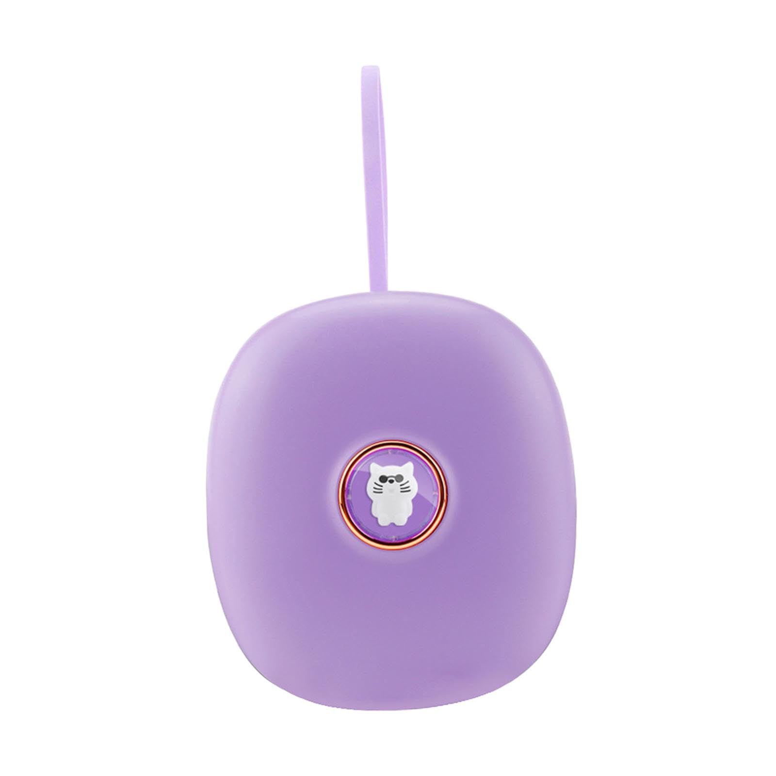 LOVIVER Vibrating Alarm Clock Portable 10 Minutes Snooze Bed Shaker under Pillow Digital Alarm Clock for Deaf Hearing Impaired Adults, Violet