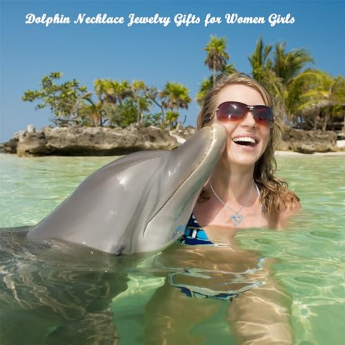 Dolphin Gifts for Girls & Women: Cute Dolphin Necklace - Jewelry Gifts for Christmas, Graduation, Birthday & More3