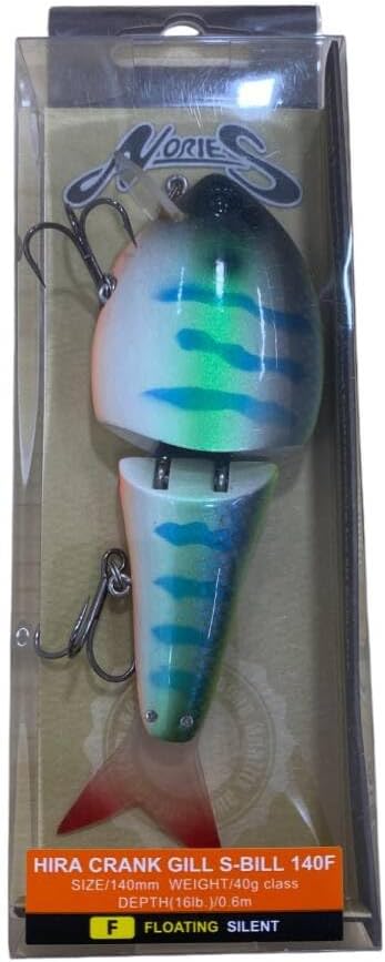 新品 ノリーズ ヒラクランクギル Sビル 140F ライムバックシルバーギル