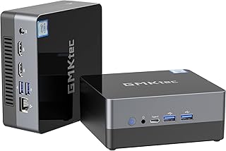 GMKtec Desktop Mini PC Windows 11 Pro Intel i5-8279U 16GB DDR4 RAM 512G SSD, Tiny Desktop Support Ubuntu Linux Dual 4K Monitors Dual WiFi BT4.2 Small Form Factor for Office, Light Gaming