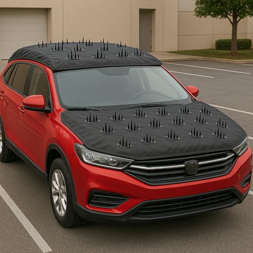 Image of SARRA Permium Quality Car Protection Covers from Dog /Monkey Sitting On The Top of The Car Or On Bonnet (Pack of 2 -)(1 Big and 1 Small)