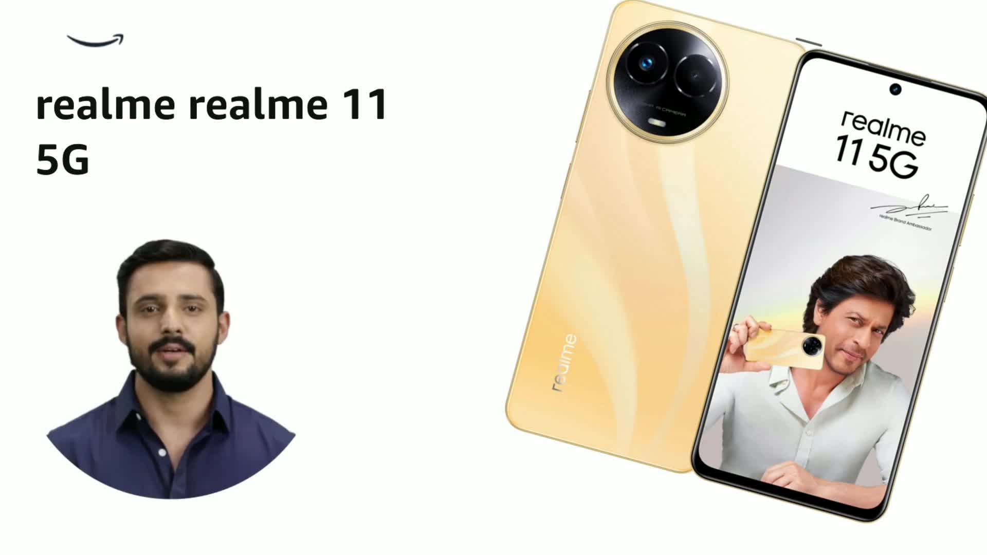 realme 11 5G 8GB + 256GB ゴールド Realme 11 5G ( Glory Gold, 8GB-256GB )
