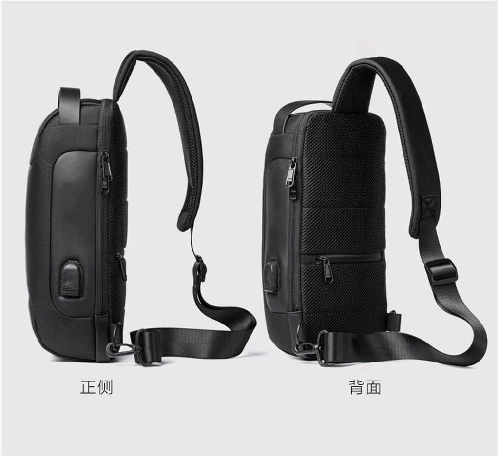 Chest Bag Crossbody Bag High Capacity Sports Crossbody Backpack Single Shoulder Crossbody Chest Bag for Men