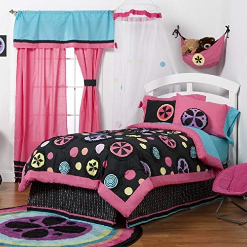 Magical Michayla Twin Crib Bedding Set, 6 Piece