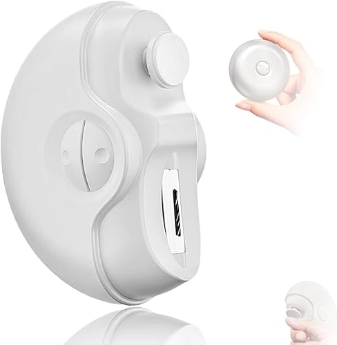Cortaúñas eléctrico, 2 en 1, cortaúñas automático de pulido eléctrico, recortador de uñas eléctrico portátil con almacenamiento de virutas de uñas,