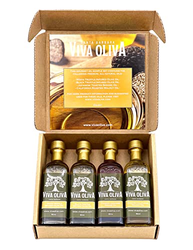 Set de cuatro aceites gourmet Viva Oliva 60ml miniatura 1