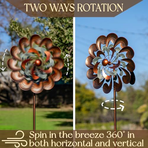 Wind-Spinner-Outdoor-Garden-Decor-Wind-Spinners-for-Yard-and-Garden-84-inch-Copper-Wind-Sculptures-Spinners-for-Yard-Decorations-Larger-Spinners