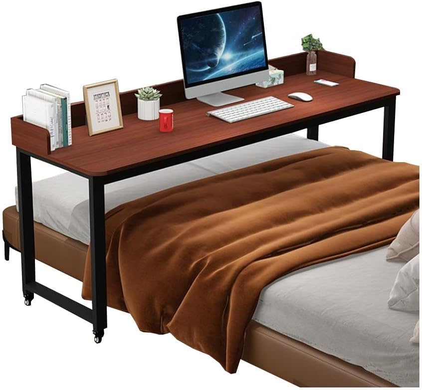 Table mobile pour ordinateur portable avec roulettes pivotantes
