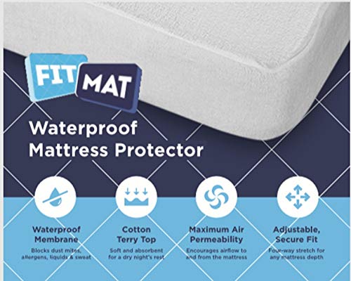 Image of Fitmat Orthopedic Memory Foam Mattress Topper for King, Queen Size Bed |Super Soft Made Memory Foam|Back Pain Relief| Easy to Use | Sleep Improvement (72x75-P)