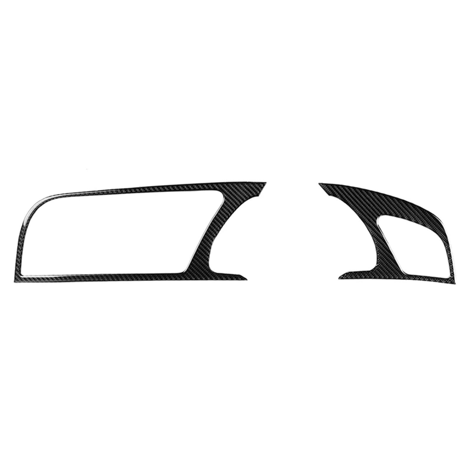 Interior Cover Trim Sticker 2 Pcs RHD Car Dashboard Instrument Panel Cover Trim Carbone Fiber for for A5 for RS5 for S5 2011 2012 2013 2014 2015