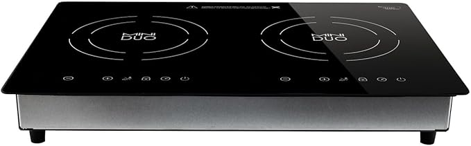 Estufa Vitrocerámica 2 Puestos 15 x 21.5 Pulgadas Portátil 110V miniatura 4