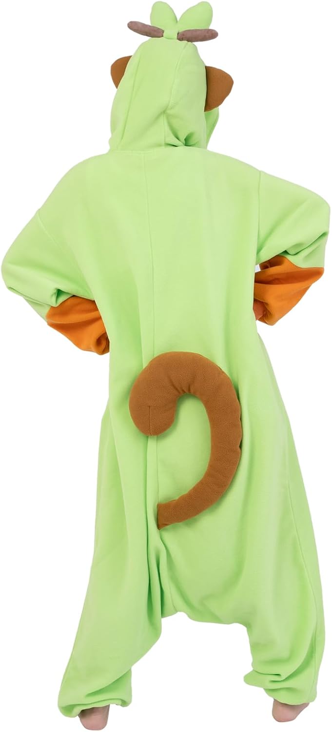 SAZAC Kigurumi - Pokemon - Grookey - Onesie Jumpsuit Halloween Costume