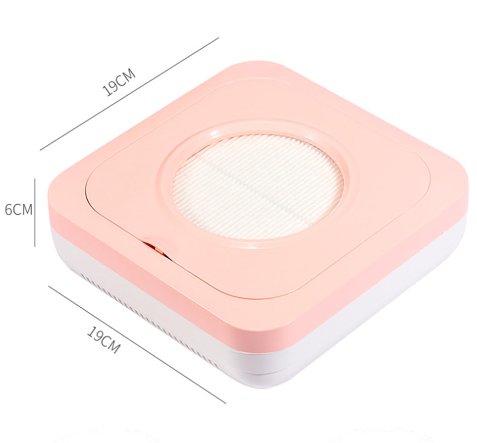 MRKU Aspiradora para manicura con Filtro Lavable, aspiradora de bajo Ruido, 80 W con Ventilador y Potente Motor.