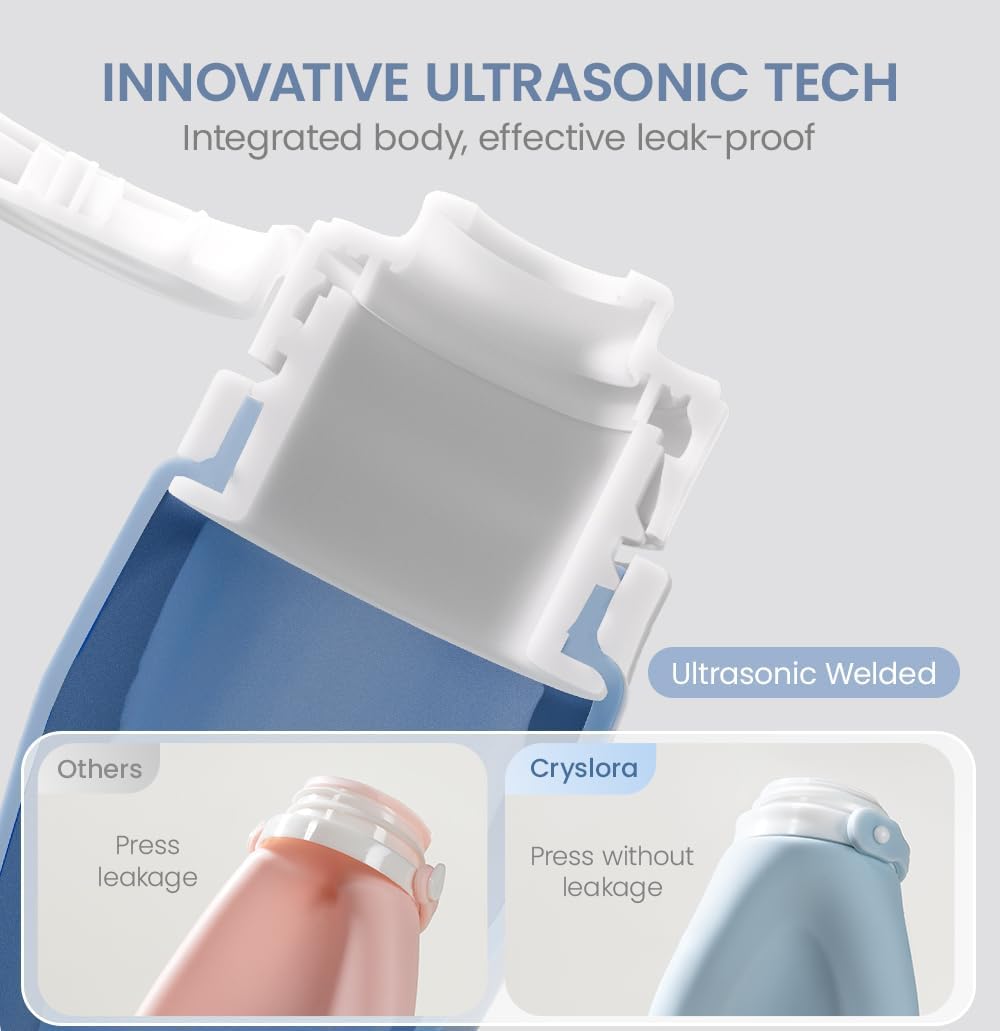 Silicone Travel Bottles for Toiletries, TSA Approved Size 6pcs