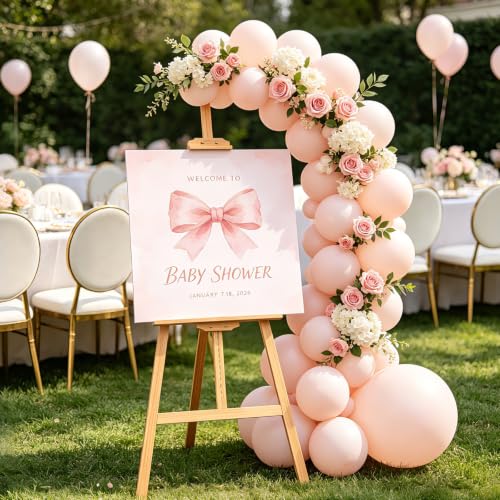 Image of 108Pcs Double Stuffed Peach Balloon Garland Arch Kit