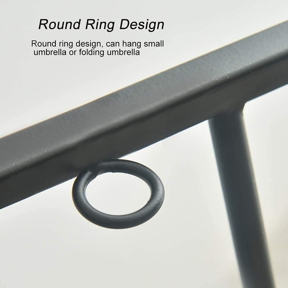 Umbrella Stands Indoor Home Metal Umbrella Stand Rack Simple Square Umbrella Holder Long and Short Umbrella Storage Rack for Home Hotel Office Umbrella Stands Indoor (Co