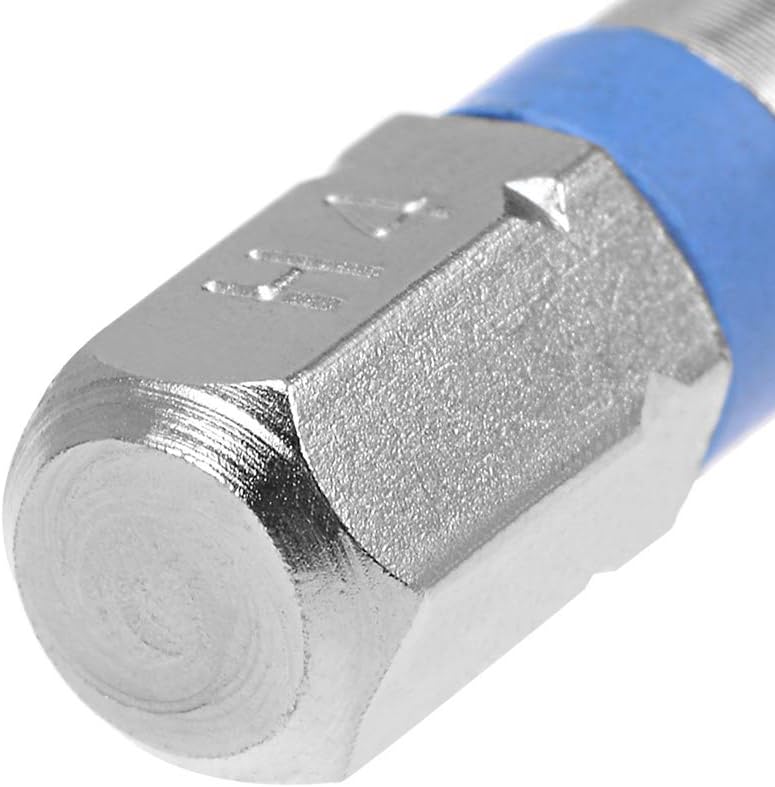 uxcell 4pcs 25mm Long 1/4" Hex Shank H4 Hex High Quantity Screwdriver Bits S2 High Alloy Steel