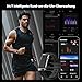 iSo Tech Fitness Tracker Ohne Display Damen Herren, Smart Band Smartwatch mit 24/7 Schlaf Herzfrequenz SpO2 Stress Überwachung, 35 Tage Akku, 170+ Sportmodi, IP68 Wasserdicht, Kein ABO (iOS/Android)