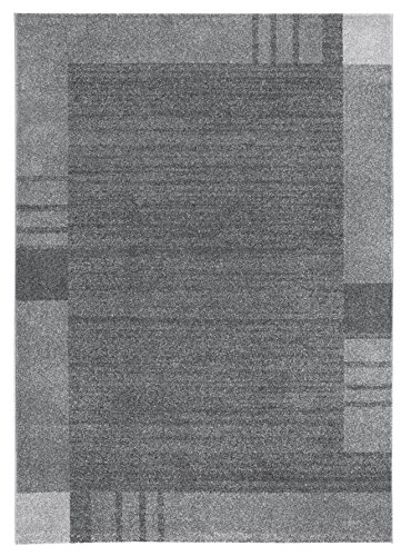 Andiamo Sant Jordi - Alfombra de Polipropileno (60 x 110 cm), diseño de Cenefa, Color Gris