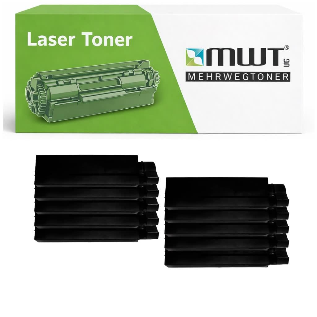 Mehrwegtoner Toner XXL 10x kompatybilny z Oki B420 B430 B440 zastępuje 43979202 Black Black o 15% większej wydajności
