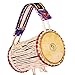 ML Percussions Authentic Nigerian Traditional Talking Drum Gangan/Adamo (22x22x31cm 1.6kg) with Wooden Beater and Carrier Bag Included