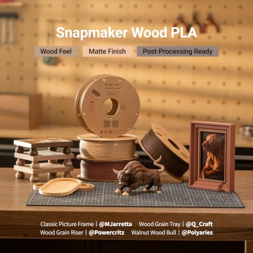 Image of Snapmaker Wood PLA Filament 1.75mm,3D Printer Filament 1kg(2.2lbs)