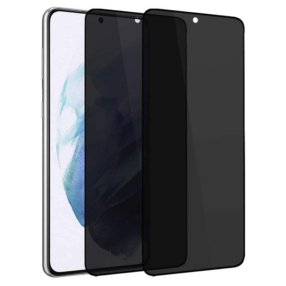 SOMEFUN【2 Pieces Privacy Screen Protector Compatible with Samsung Galaxy S22 5G (6.1") [Anti-Spy] Tempered Glass Film [9H Hardness][High Sensitivity][Support Face Recognition]