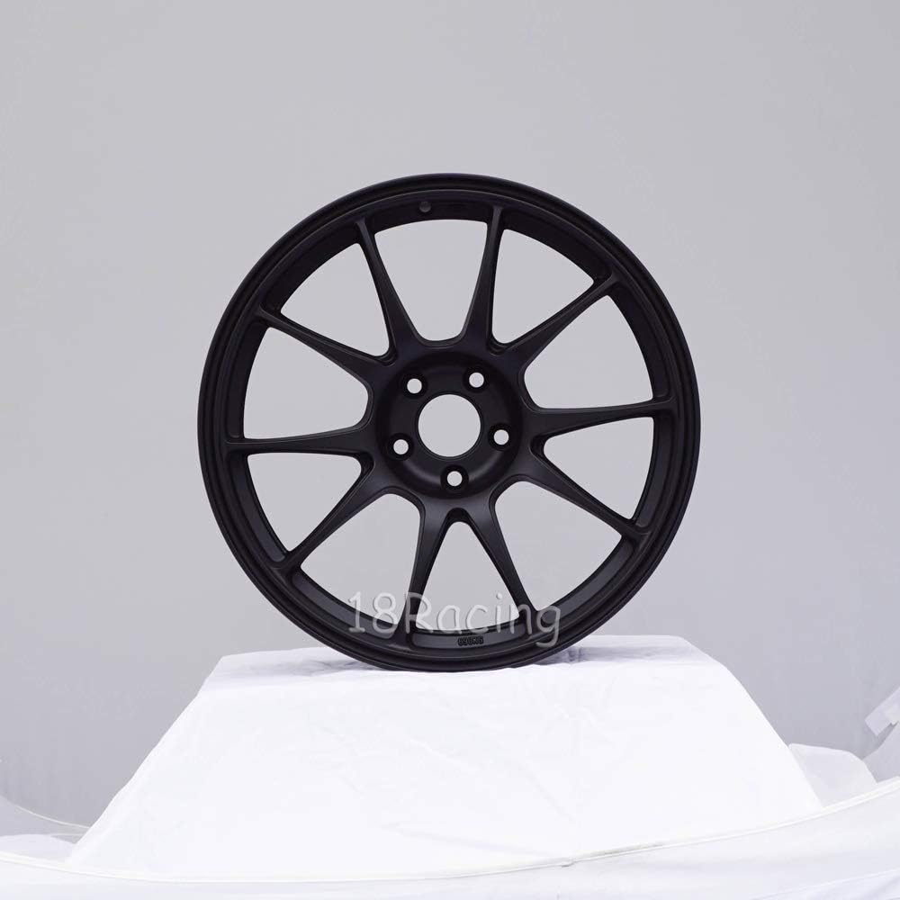 4 PCS ROTA TITAN R 18x9.5 PCD: 5X108 OFFSET:42 HB:73 FLAT BLACK