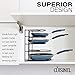 Cuisinel Heavy Duty Pots and Pans Organizer Rack - 12.2