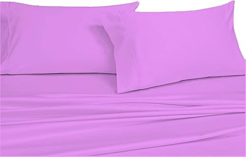 Juego de sábanas divididas de 5 piezas, 100% algodón egipcio de 600 hilos, sábana de lavanda, para cama ajustable, cómoda y transpirable, se adapta