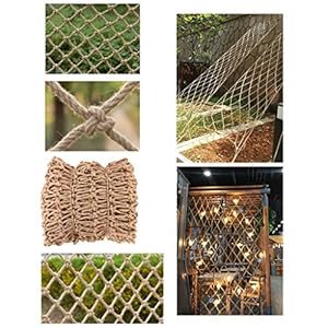 ZHANGYUQI Veiligheidsnet voor balkon/terrasleuven, planten-klimnet net licht-extra in de open lucht klimnet industriële wind-decoratie multifunctionele maat