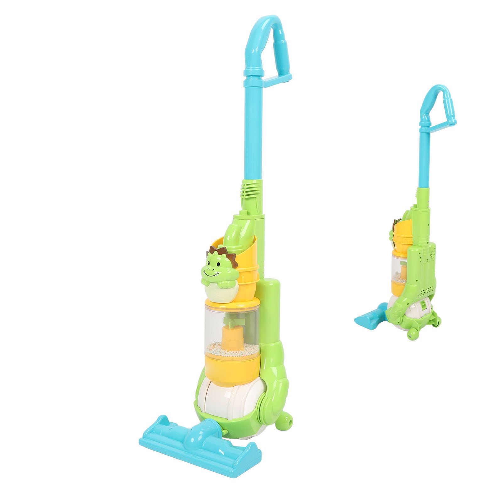 Aspirapolvere Elettrico Giocattolo per Bambini Che Caricano Tramite USB i Bambini dei Cartoni Animati Giocano con L'aspirapolvere (Dinosauro)