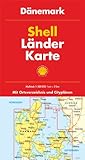  Shell Länderkarte Dänemark 1:300.000: Mit Ortsverzeichnis und Cityplänen