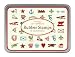 Cavallini Mini Vintage Letterpress 20 Assorted Wooden Rubber Stamps Packaged in a Tin