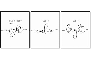 Silent Night, Holy Night Christmas Wall Art