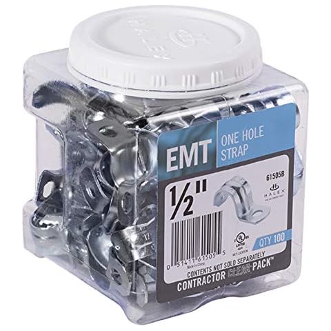Halex 61505B EMT ONE Hole Strap 100/CCP Cover