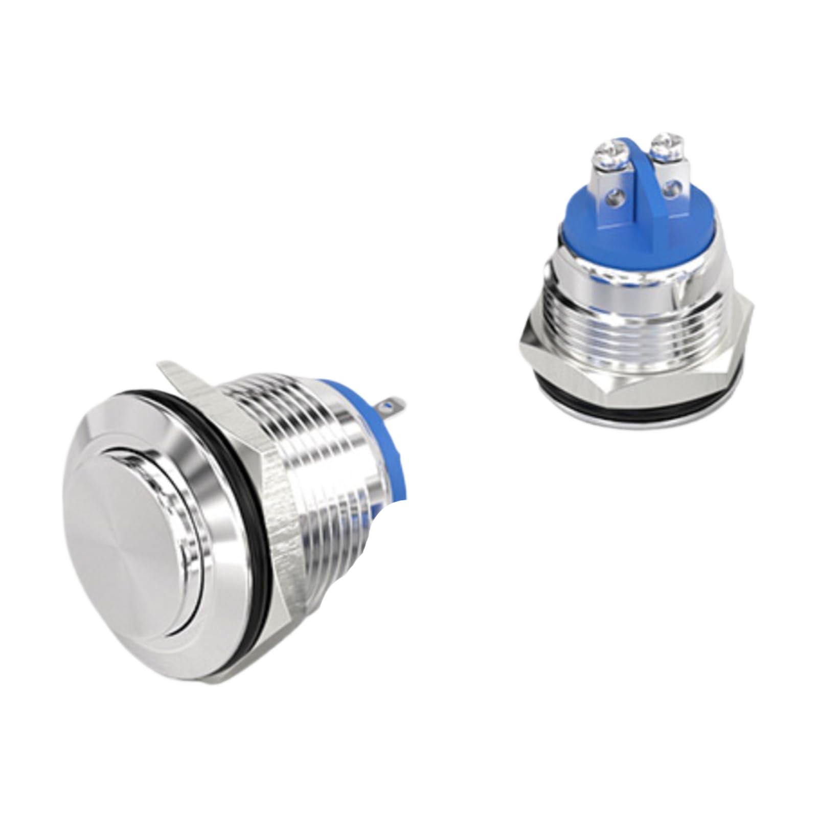 Interruptor de botón de 16mm con cabeza esférica y terminal de tornillo de alta conducción