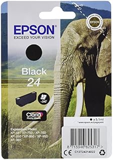 EPSON Elephant Ink Cartridge for Expression Photo XP-960 Series - Black