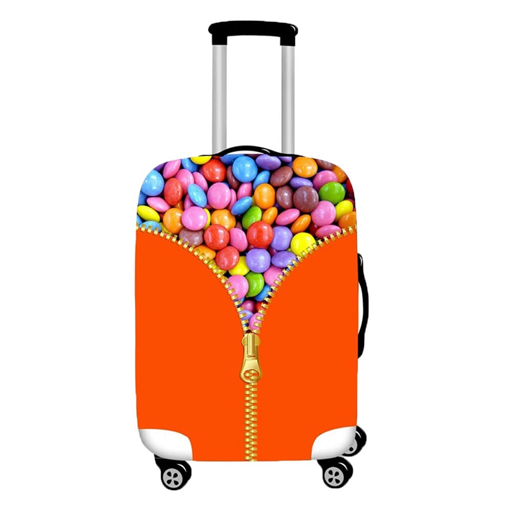 Hiseng Cover Valigia Trolley S/M/L/XL/,Coprivaligie Da Viaggio Valigia Protettore Elastico Spandex Custodia Protettiva Adatto A Bagagli Da Media