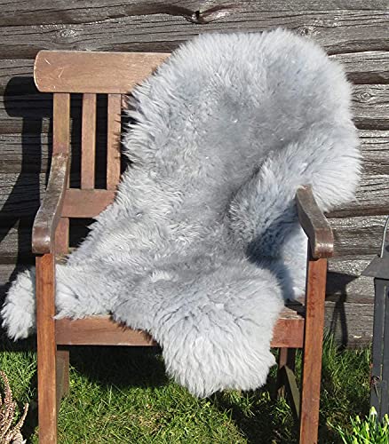 Felltrade Echt Lammfell Karamell - Groß 130-140cm ökologische Gerbung