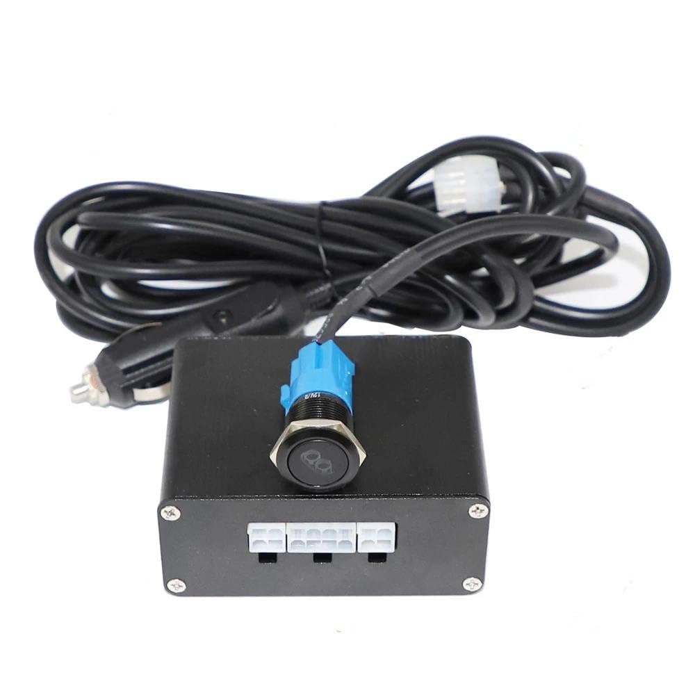 Terminali di scarico per auto Silenziatori Elettrici Con Valvola Variabile Per Tubo Scarico Pulsante Del Telecomando Forma A T Universale In Acciaio Inossidabile Uno In Due Fuori Terminale Scarico Aut
