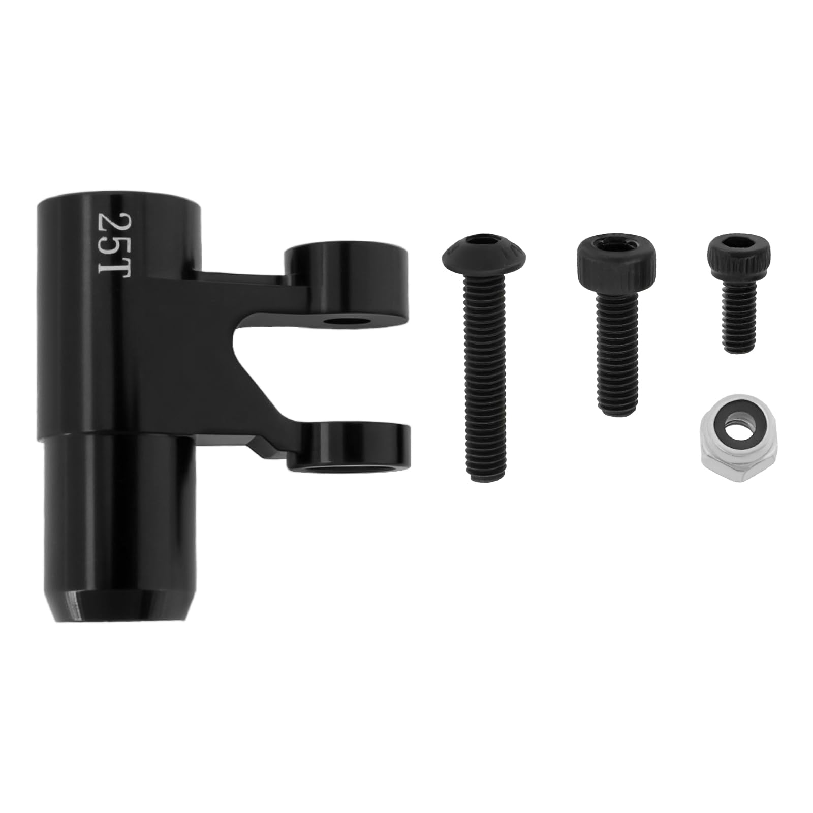 Bras De Servo Aluminium 25T Pour Traxxas X-Maxx 6S/8S - Pièce De Rechange XMX48SH25 - Noir
