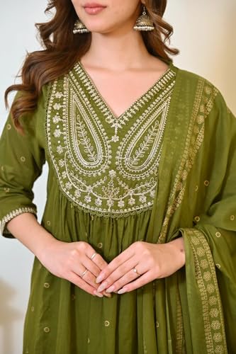 Image of KLOSIA Women Kurta Set|Silk|Regular Fit