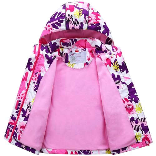 Veste softshell imperméable fille blouson enfant capuche