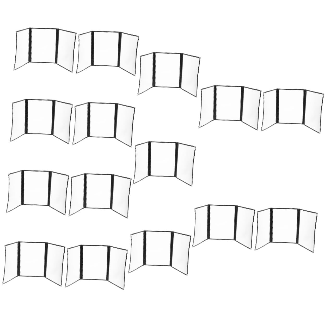 iplusmile 15piezas Carpeta De Menú Transparente De Pvc Funda De Menú Elegante y Resistente Para Restaurantes Diseño Esquinas Redondeadas Alta Capacidad y Fácil De Limpiar