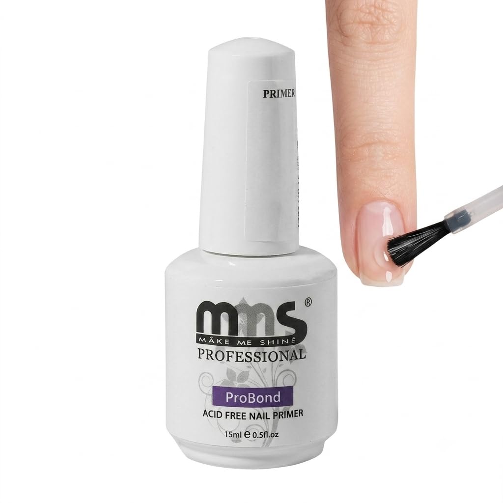 MMS ProBond Acid Free Nail Primer, Professional UV LED Gel Nail Bonder, No Curing, 15ml-image-46
